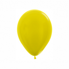 Balón metalický Žltý 520 R5 - 13cm