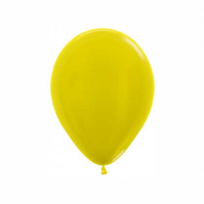 Balón metalický Žltý 520 R5 - 13cm