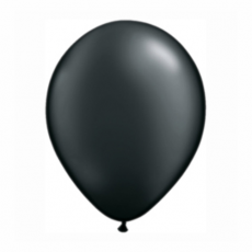 Balónik metalický čierny 28cm  Onyx Black PRL