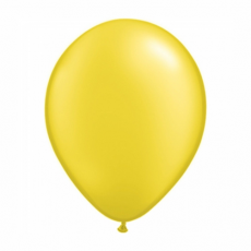 Balónik metalický bledo žltý 28cm Citrine Yellow PRL