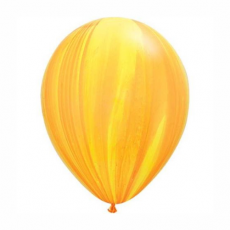 Balón oranžovo žltý dúhový 28cm Yellow Orange Rainbow
