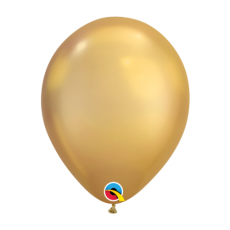 Balón metalický zlatý Chrome Gold 28cm