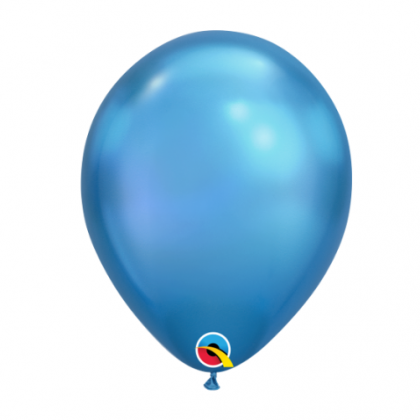 Balón metalický modrý Chrome Blue Q11 - 28cm