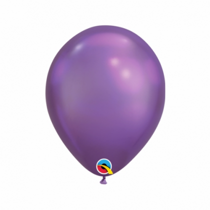 Balón metalický fialový Chrome Purple Q7 - 18cm
