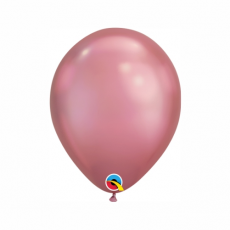 Balón metalický ružový Chrome Mauve Q7 - 18cm