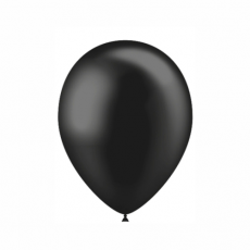 Balón metalický Čierny 5´´-  13 cm