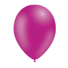 Balón Tmavo ružový p030 S11 - 28 cm