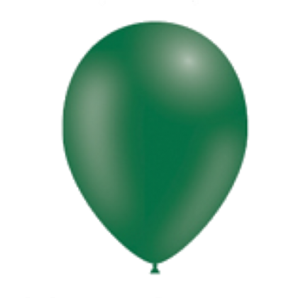 Balón Tmavo zelený p039 S11 - 28 cm