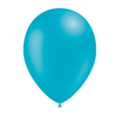 Balón Tyrkysový p043 S11 - 28 cm