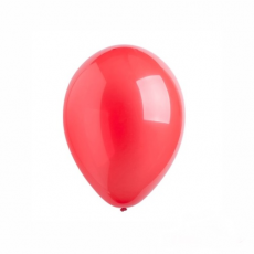 Balón priehľadný Červený