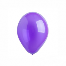 Balón priehľadný Fialový