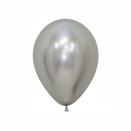 Balón Strieborný reflex R5 - 13cm