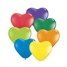 Balón CRD Srdce mix farieb 28cm