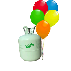 Hélium na 50 bal. + 50 ks balónov - mix