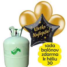 Hélium 30 + darček 