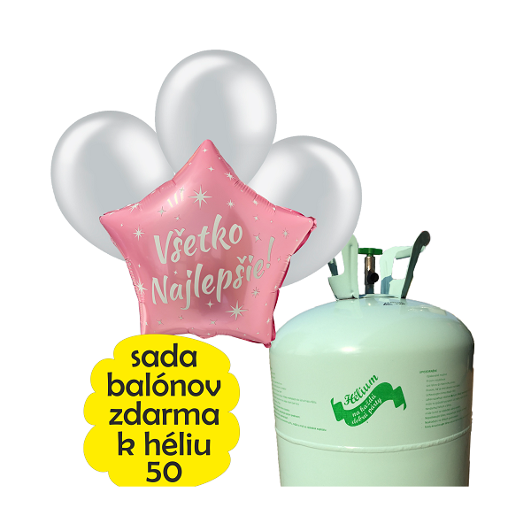 Hélium 50 + darček 