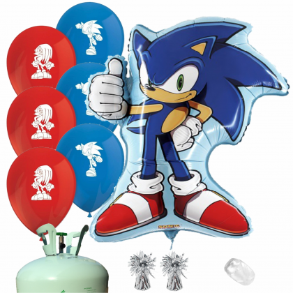 Sonic narodeninový set a hélium