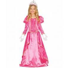 Dievčenský kostým Princezná ružová