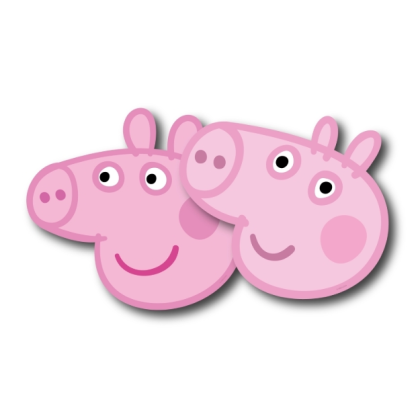 Papierová maska Peppa Pig 