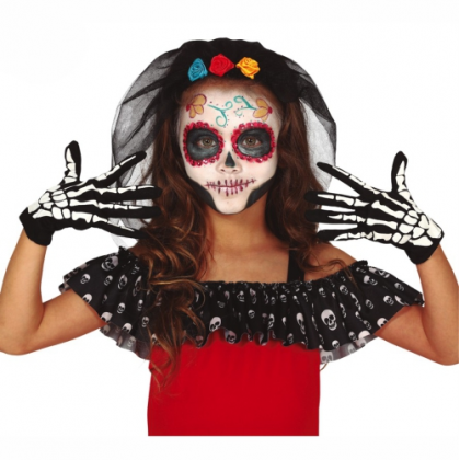 Detské rukavice kostra