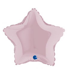 Mini Balónik Hviezda ružová pastel 23 cm