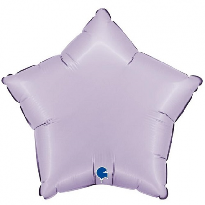 Balón Hviezda Bledo Fialová Satin 45 cm