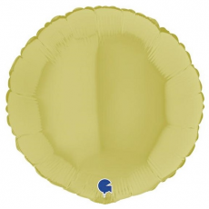 Balón kruh Žltý matte 45 cm