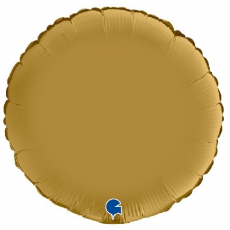 Balón kruh Zlatý Satin 45 cm