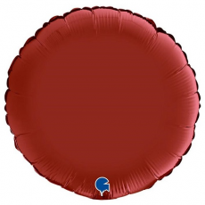 Balón kruh Rubin Red Satin 45 cm