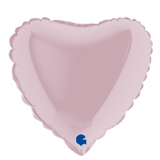 Mini Balónik Srdce ružové pastel 22 cm