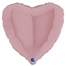 Balón srdce Ružové matte 45 cm