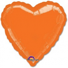 Balón Srdce 45 cm Oranžové