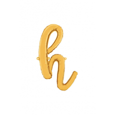 Písmeno malé zlaté H script