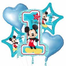 Kytica z balónov Mickey Mouse 1.narodeniny