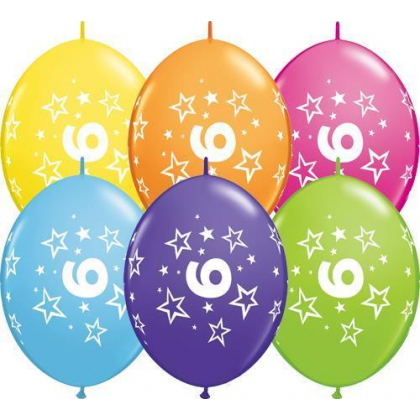 Balón naväzovací Q číslo 6 Qlink Stars