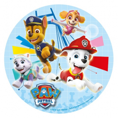 Jedlý obrázok Paw Patrol 16 cm fondánový