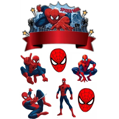 Jedlá oplátka Spiderman