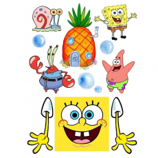 Jedlá oplátka SpongeBob A4