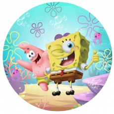 Jedlá oplátka SpongeBob 20 cm