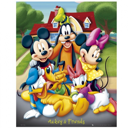 Jedlá oplátka Mickey Mouse A4