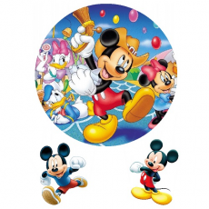 Jedlá oplátka Mickey Mouse 20 cm