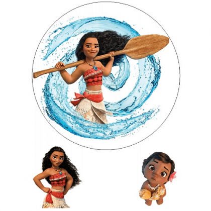 Jedlá oplátka Vaiana 