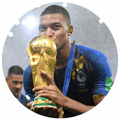 Jedlá oplátka Mbappe