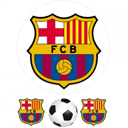 Jedlá oplátka FC Barcelona