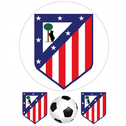 Jedlá oplátka Atletico Madrid