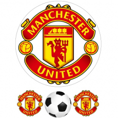 Jedlá oplátka Manchester United