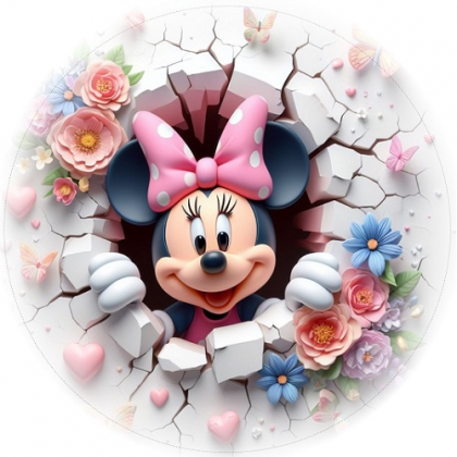 Jedlá oplátka Minnie Mouse 20 cm
