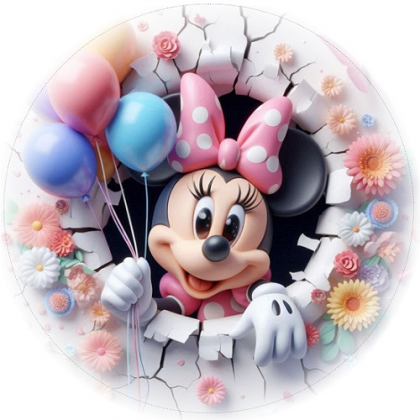 Jedlá oplátka Minnie Mouse 20 cm