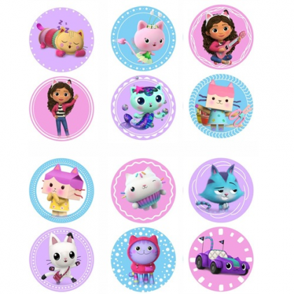 Jedlá oplátka Gabby Dollhouse