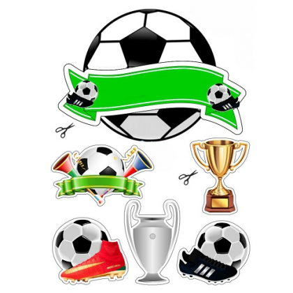 Jedlá oplátka Futbal 